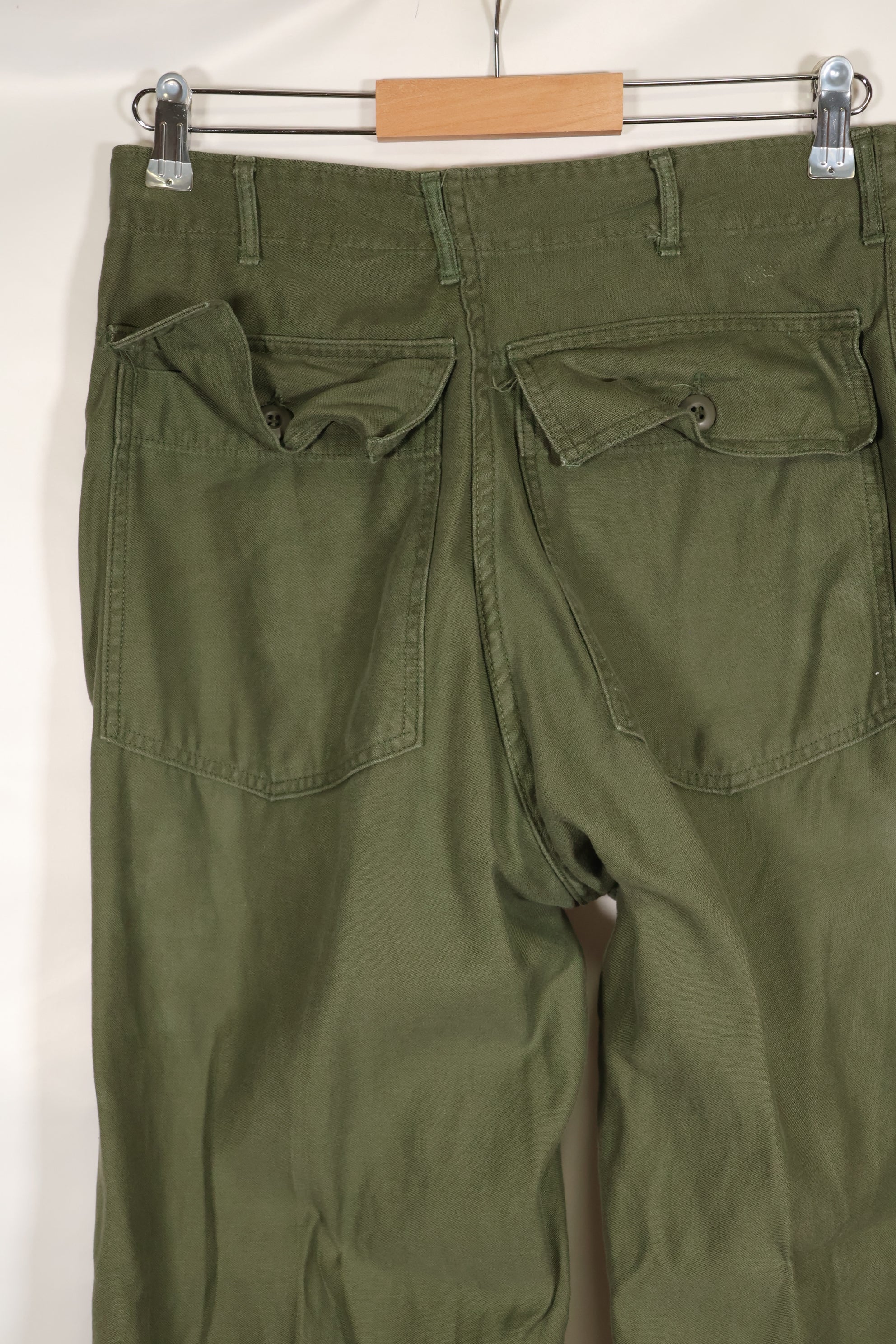 1968 Contract 32x 31 US Army OG-107 Utility Pants Baker Pants Used