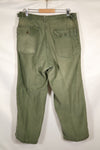 1961 contract, estimated size 36 OG-107 utility pants, baker pants, used.
