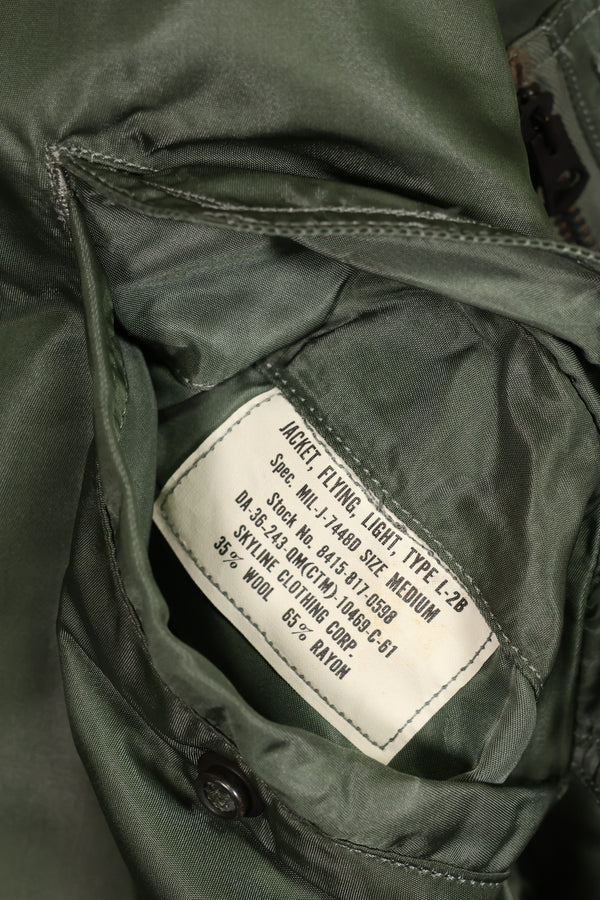 Real dead stock 1961 USAF L2-B flight jacket size: M