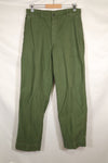 1950s-60s, estimated size 34 USMC P-56 utility pants, used.