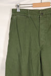 1950s-60s, estimated size 34 USMC P-56 utility pants, used.