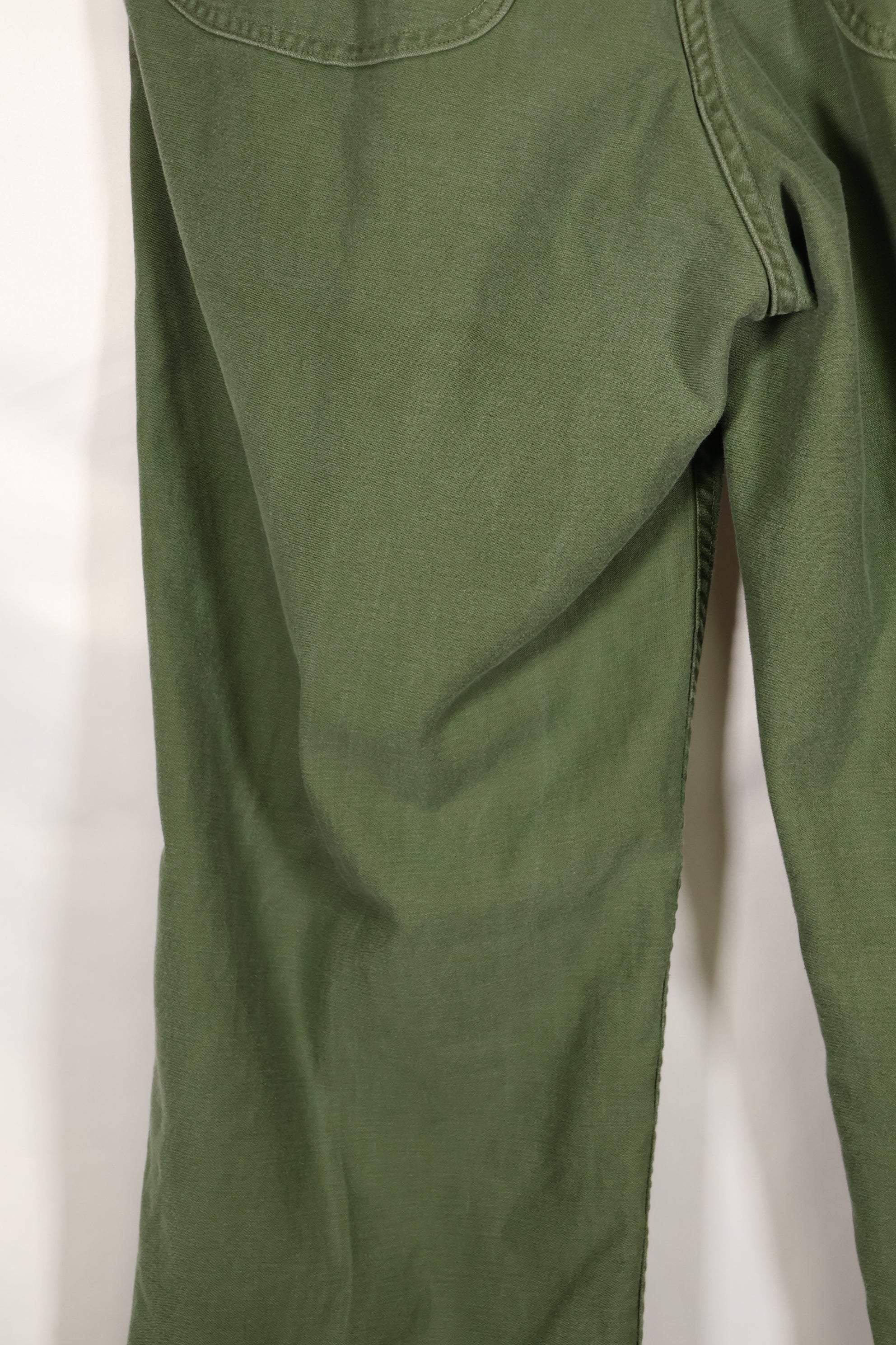 1950s-60s, estimated size 34 USMC P-56 utility pants, used.