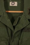 Real 2nd Model Jungle Fatigue Jacket without epaulettes, used.