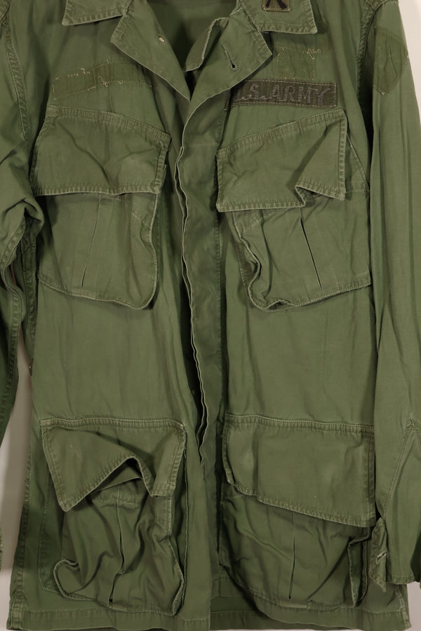 Real 2nd Model Jungle Fatigue Jacket without epaulettes, used.