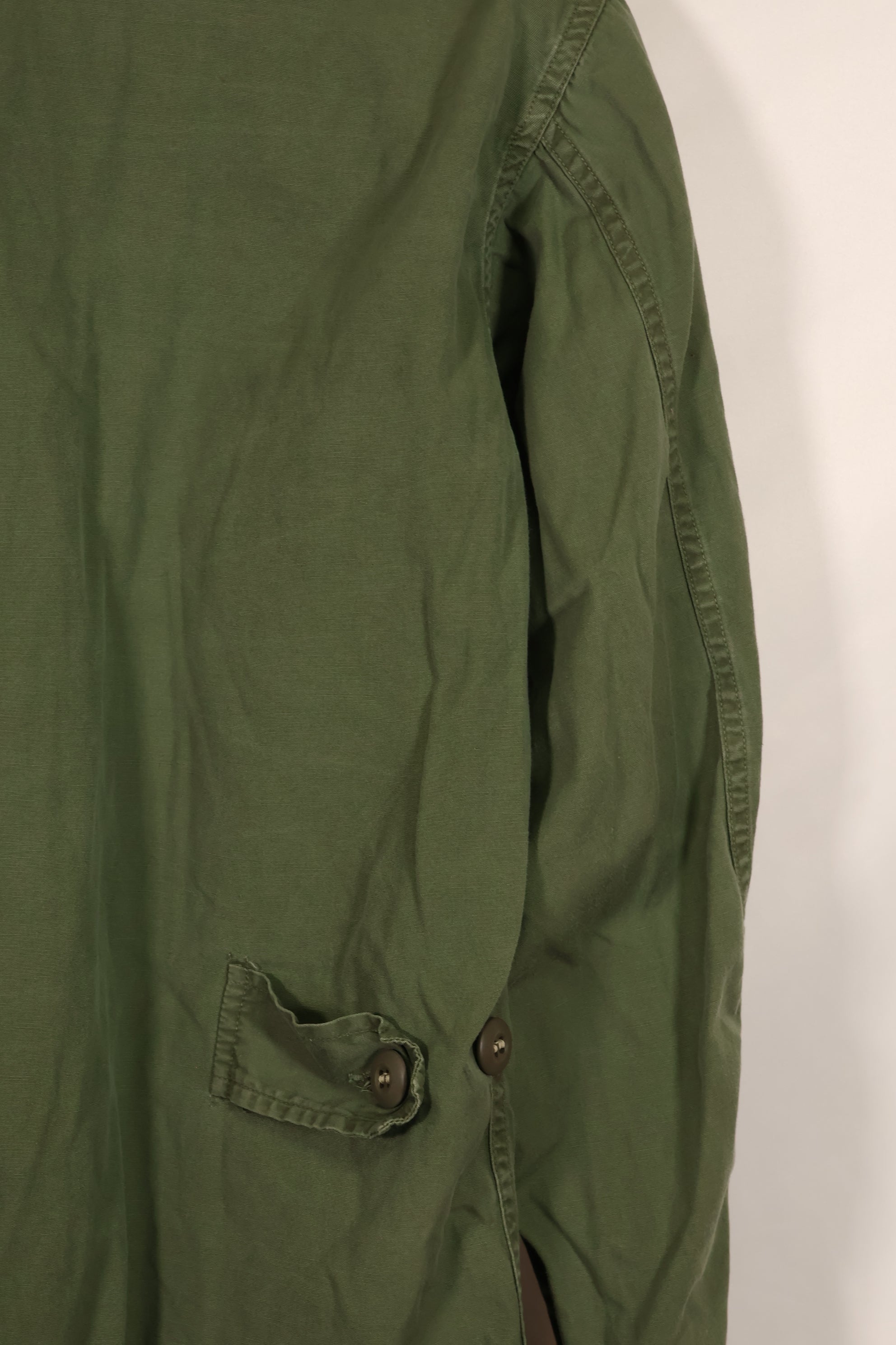 Real 2nd Model Jungle Fatigue Jacket without epaulettes, used.