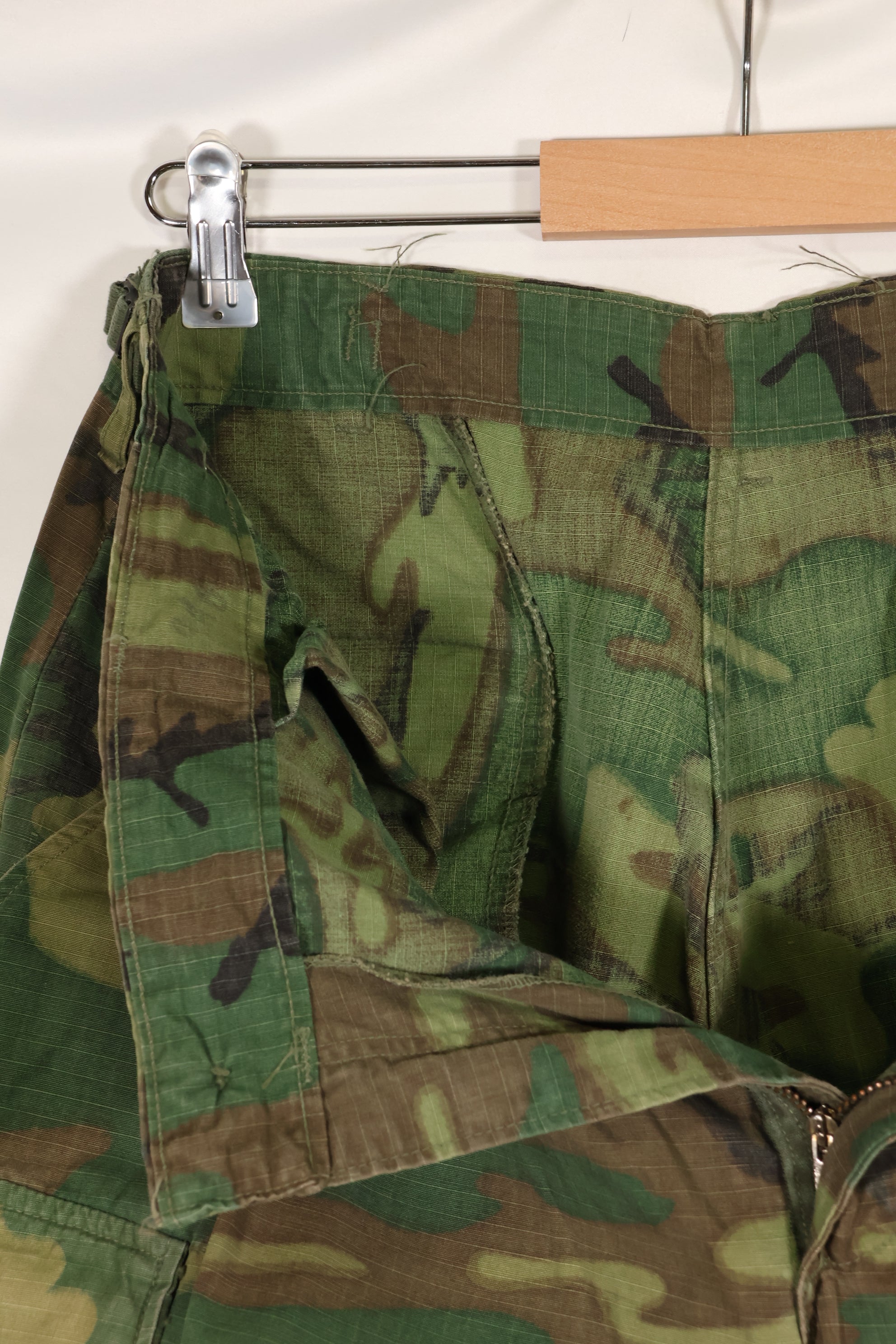 1968 contract, estimated M-S ERDL Greenleaf Jungle Fatigue pants, used.