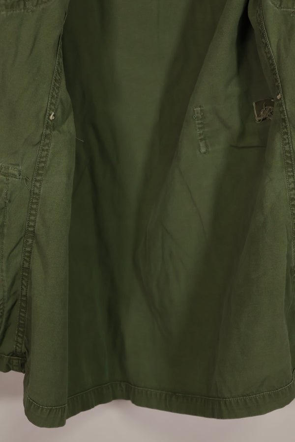 Real 2nd Model Jungle Fatigue Jacket without epaulettes, used.