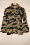 Circa 1965, Made in Japan, US-S, Okinawa Tiger Pattern, Tiger Stripe, US-cut shirt, JWD, Used
