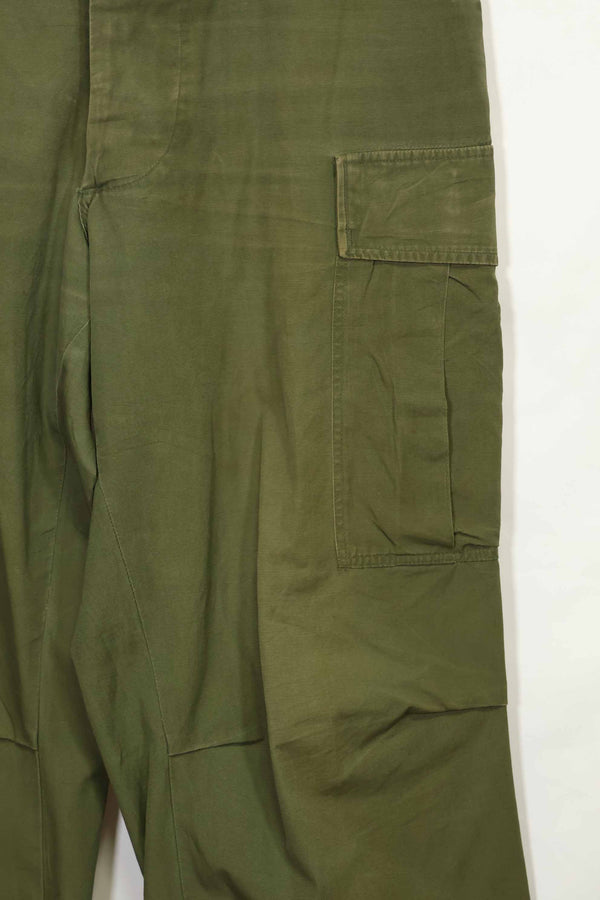 1967 Contract 3rd Model Jungle Fatigue Pants No Size Tag Used