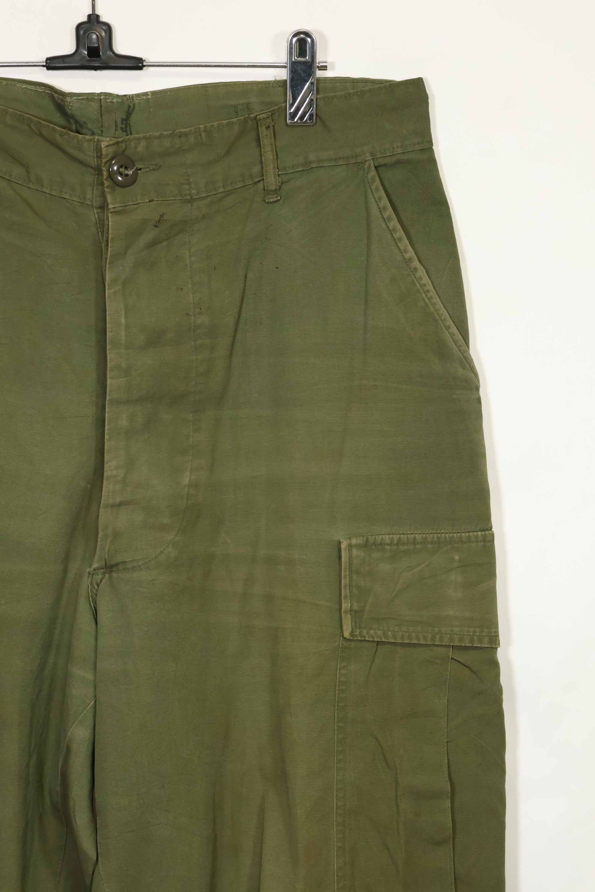 1967 Contract 3rd Model Jungle Fatigue Pants No Size Tag Used