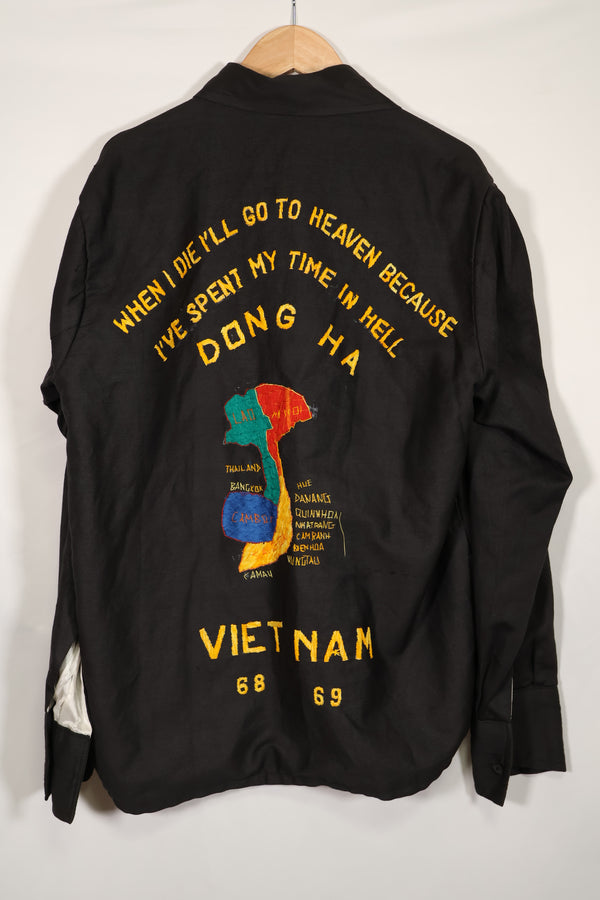 Real 1960s Vietnam War Tour Jacket 68-69 Used