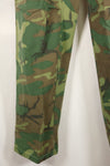 1968 contract missing size tag Ripstop ERDL camouflage Fatigue pants, used.