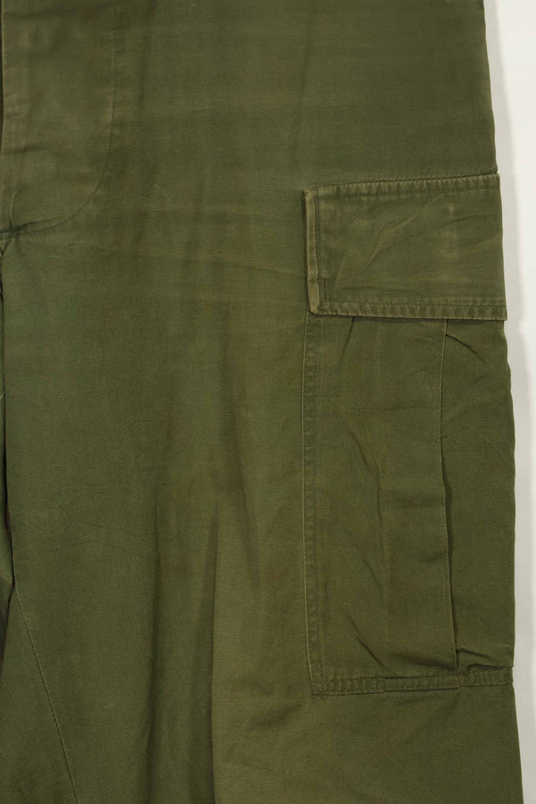 1967 Contract 3rd Model Jungle Fatigue Pants No Size Tag Used