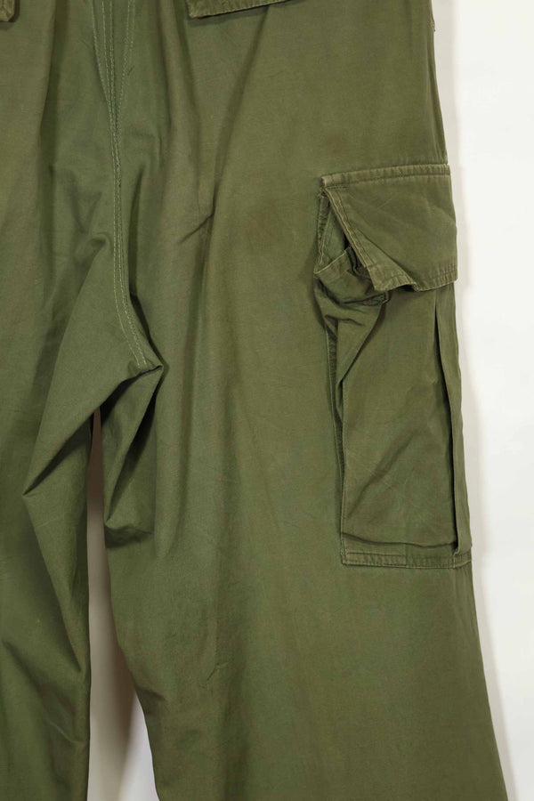 1967 Contract 3rd Model Jungle Fatigue Pants No Size Tag Used