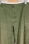 1969 Contract X-L-R 4th Model Jungle Fatigue Pants, used, largest size, rare.