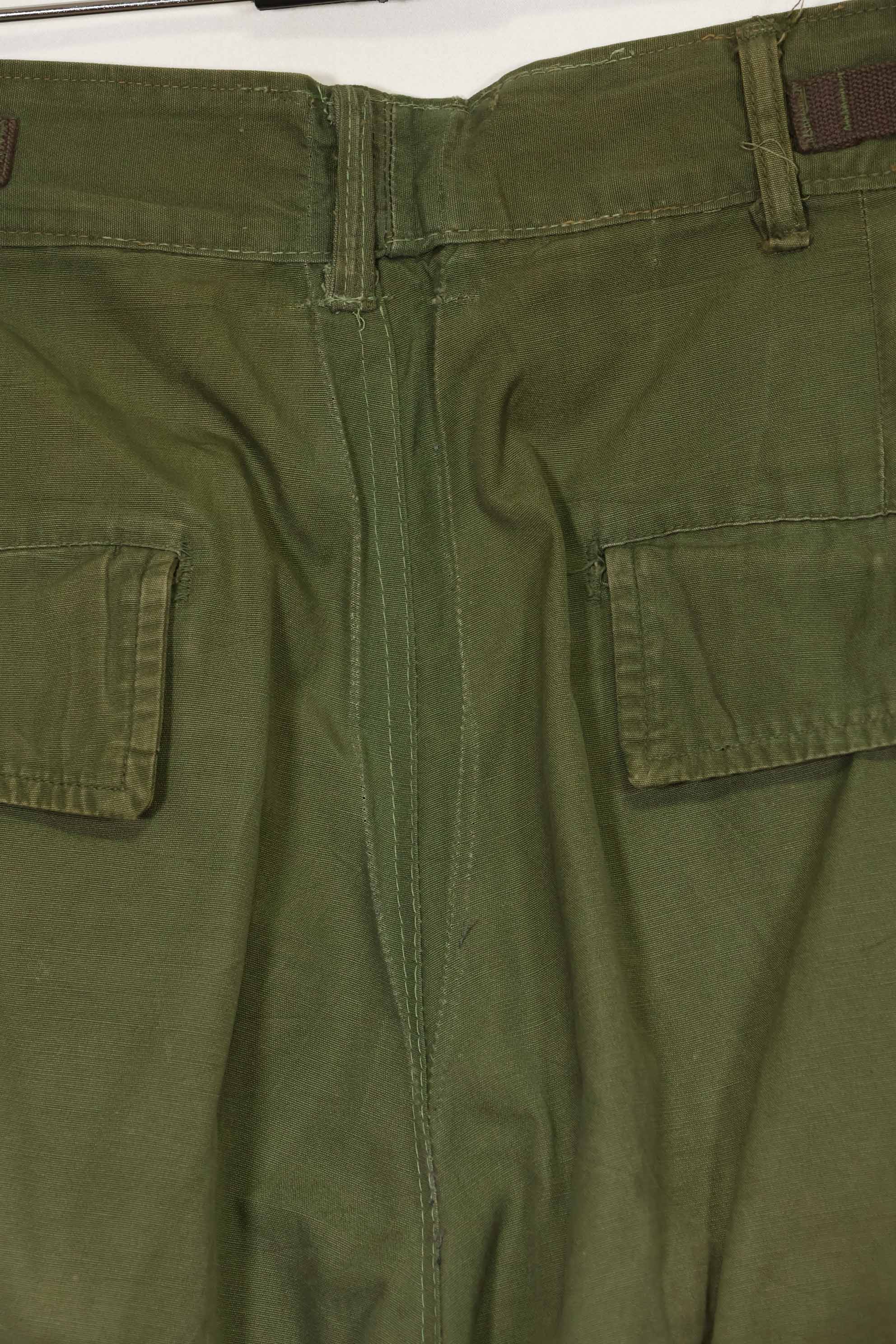 1967 Contract 3rd Model Jungle Fatigue Pants No Size Tag Used