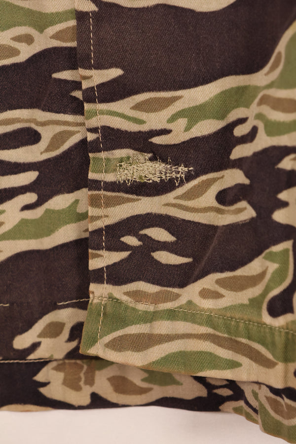 Late 1960s—Estimated US-S—Late War Lightweight—Tiger Stripe—Shirt—Some wear and fading—Used