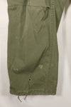 1969 Contract L-S 4th Model Jungle Fatigue Pants, used with fading.