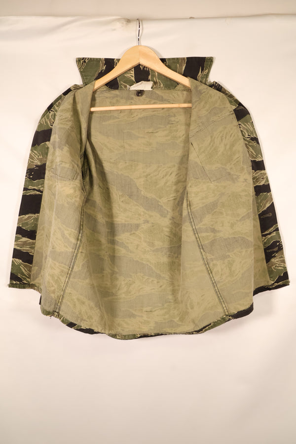 Circa 1965–66 | A-M | Okinawa Tiger | JWD | Asian Cut | Tiger Stripe Shirt | Minimal Fading | Used