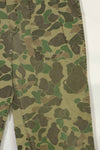 1970s civilian frogskin camouflage hunting pants, used.