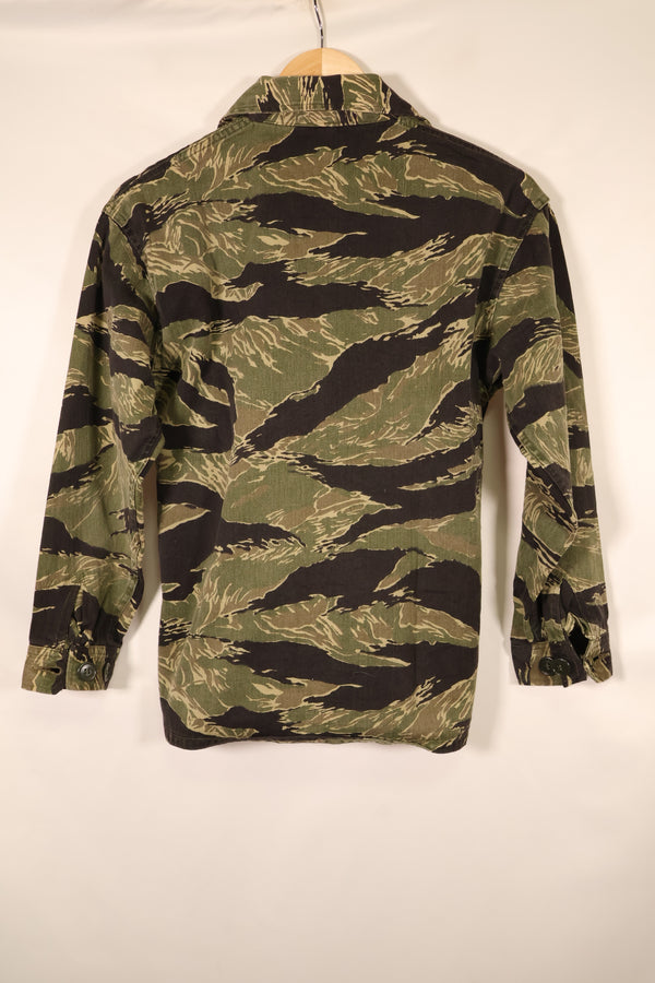 Circa 1965–66 | A-M | Okinawa Tiger | JWD | Asian Cut | Tiger Stripe Shirt | Minimal Fading | Used