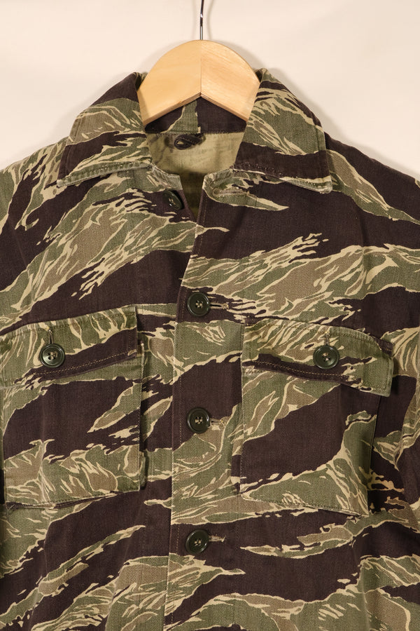Circa 1965–65 | Okinawa Tiger Pattern | JWD | Tiger Stripe | Asian Cut | Shirt | Used
