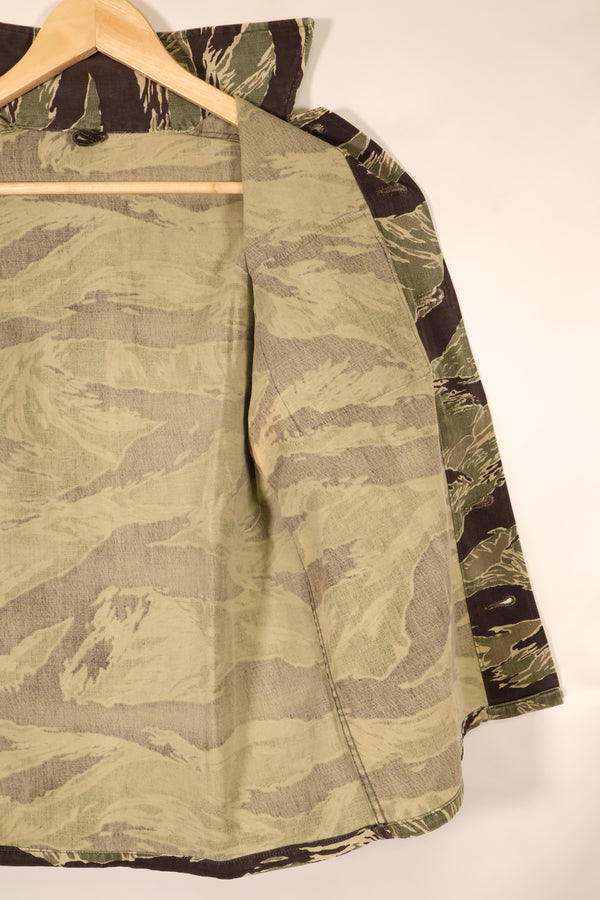 Circa 1965–65 | Okinawa Tiger Pattern | JWD | Tiger Stripe | Asian Cut | Shirt | Used
