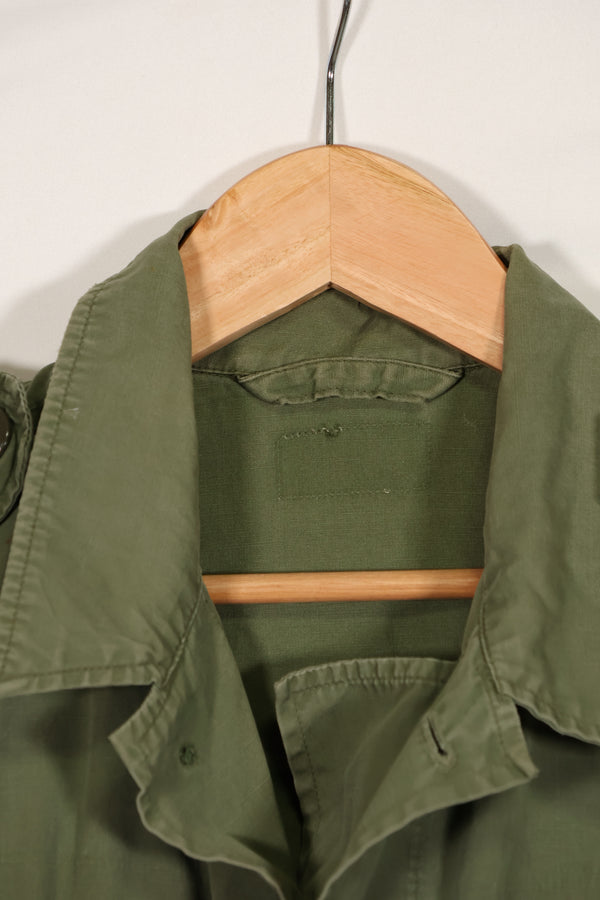 Real 1963 1st Model Jungle Fatigue Jacket, patch marks, faded.