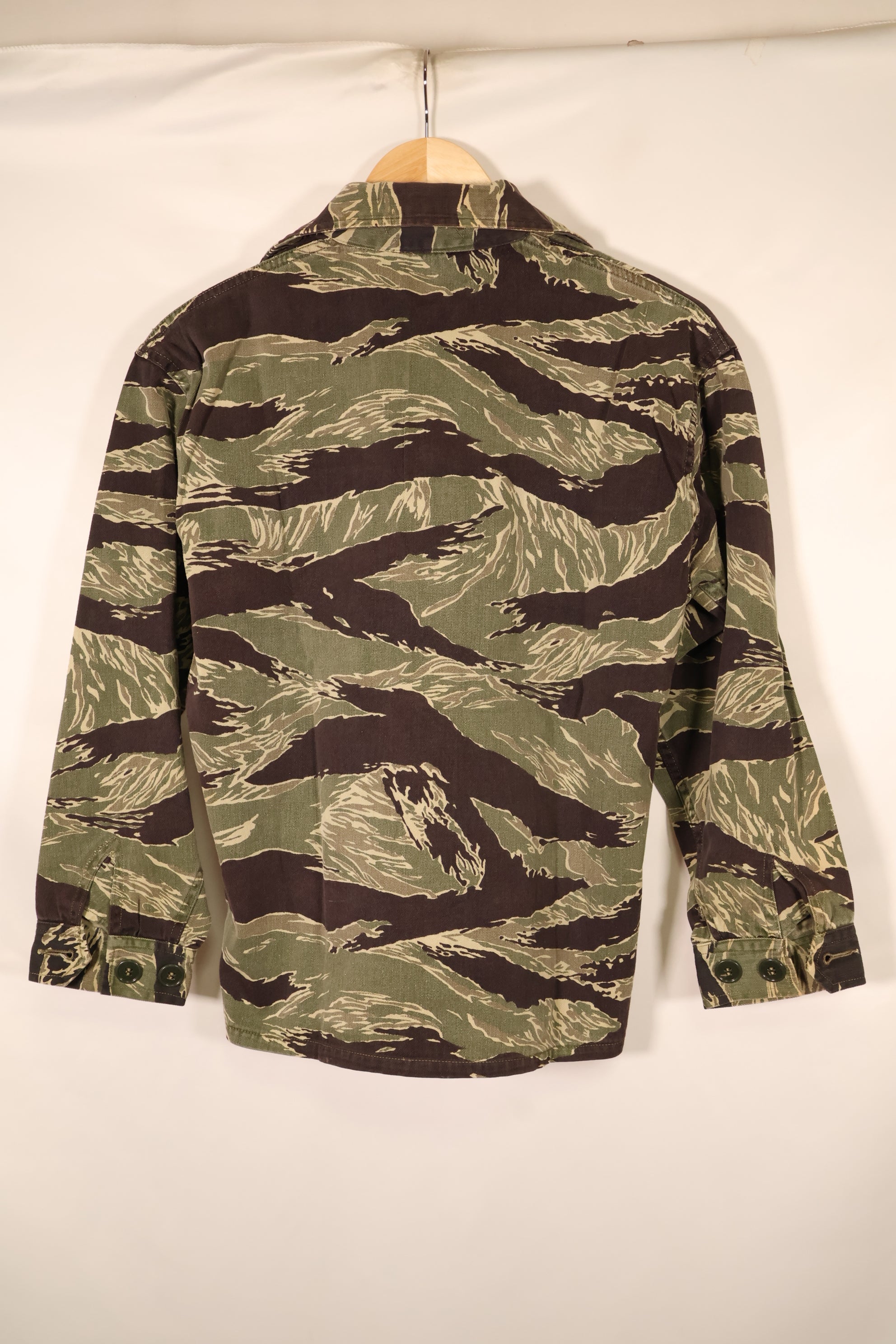 Circa 1965–65 | Okinawa Tiger Pattern | JWD | Tiger Stripe | Asian Cut | Shirt | Used