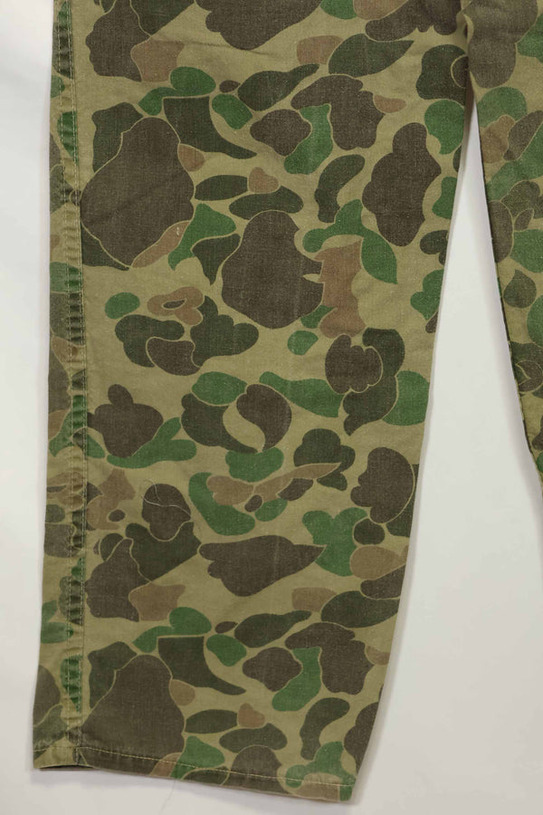 1970s civilian frogskin camouflage hunting pants, used.