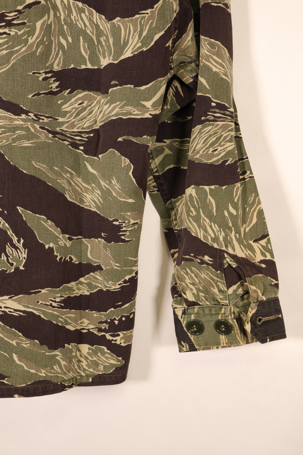 Circa 1965–65 | Okinawa Tiger Pattern | JWD | Tiger Stripe | Asian Cut | Shirt | Used