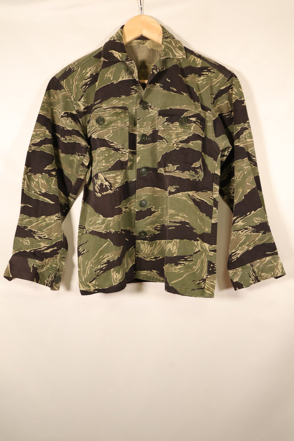 1965年~66年頃　Asian カット　沖縄タイガーパターン　JWD　タイガーストライプ　シャツ　中古品
