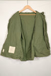 Real 1963 1st Model Jungle Fatigue Jacket, patch marks, faded.