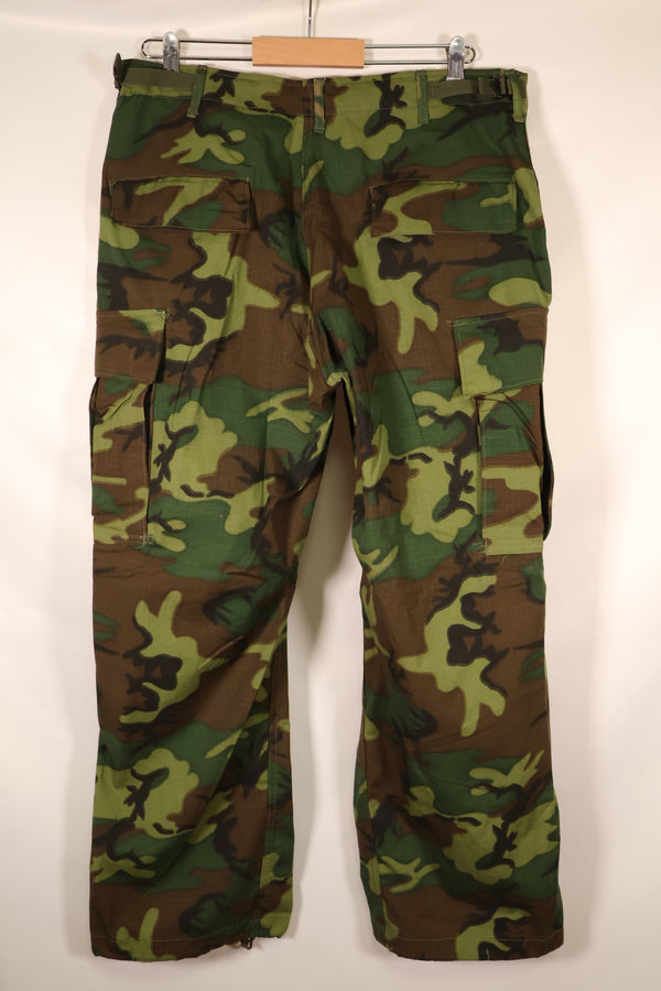 1970 Contract, M-S, Deadstock, ERDL Green Leaf Camo Fatigue Pants, Rare Size