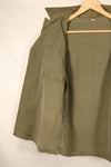 Late 1940s–1950s, U.S. Army, M-47 HBT Utility Shirt with Patches, Used