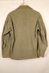 Late 1940s–1950s, U.S. Army, M-47 HBT Utility Shirt with Patches, Used