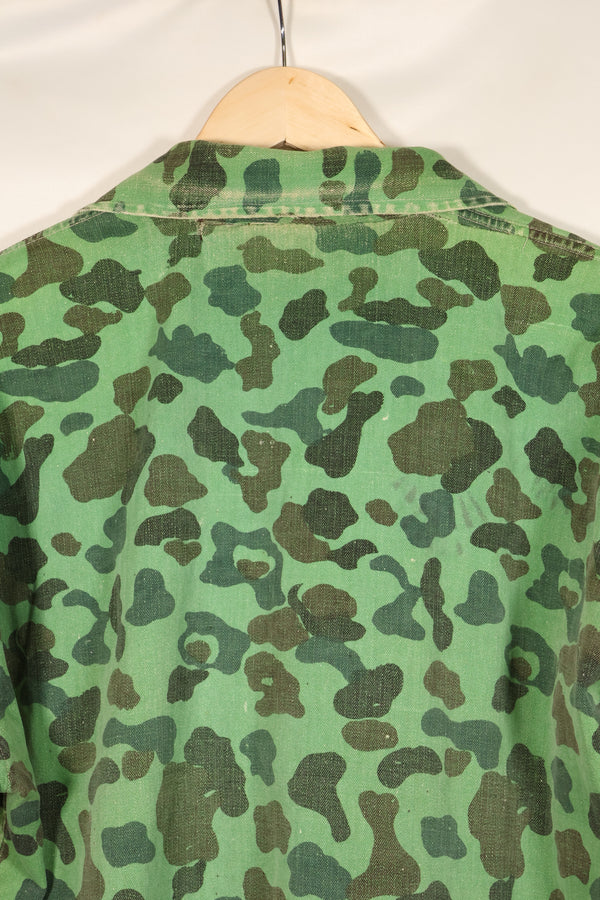 Late 1960s-early 1970s U.S. Navy advisor shirt, frogskin camouflage, locally sourced, used.