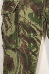 1960s-70s Portuguese Army Lizard Camouflage Cargo Pants, used.