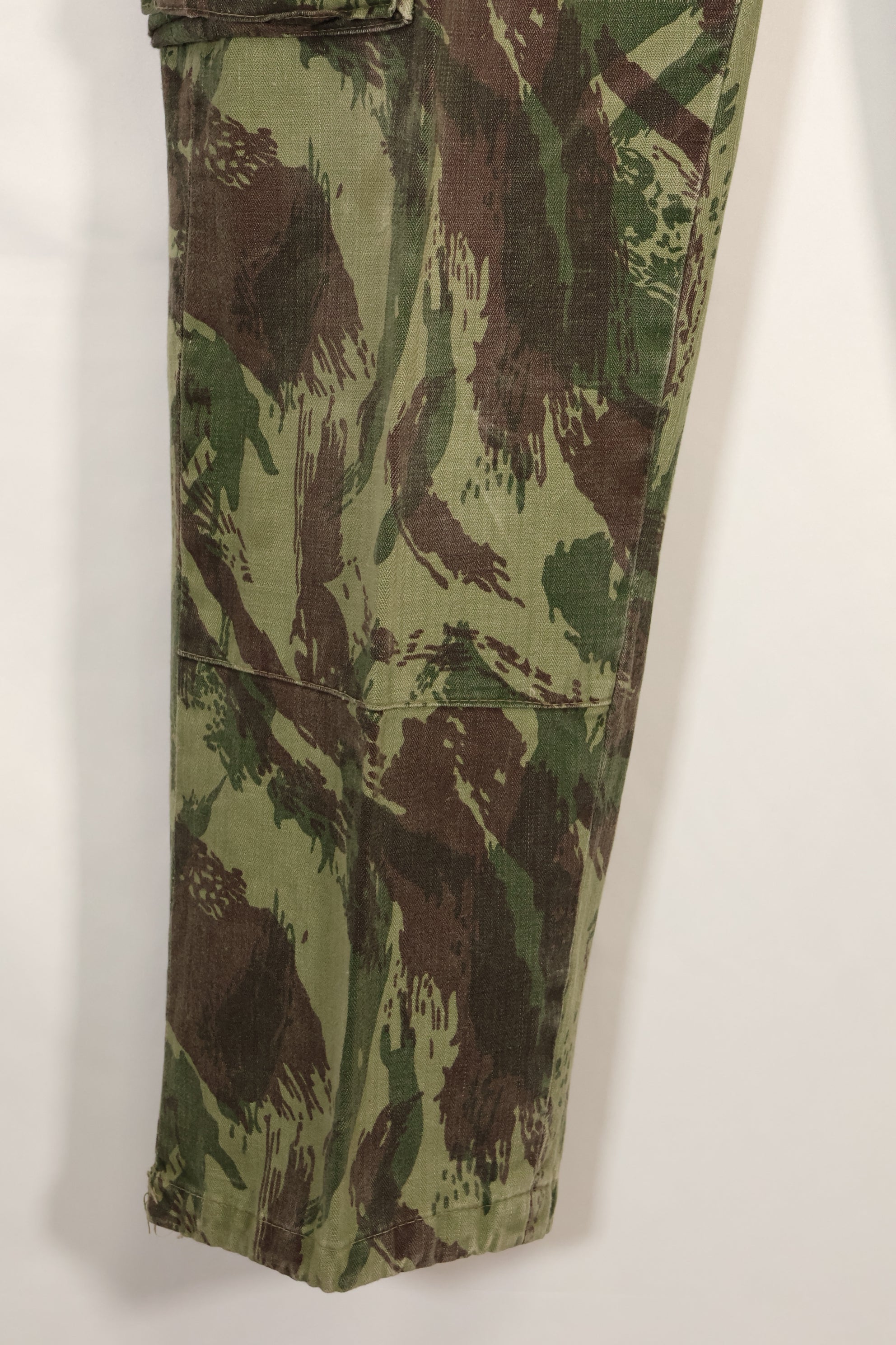 1960s-70s Portuguese Army Lizard Camouflage Cargo Pants, used.