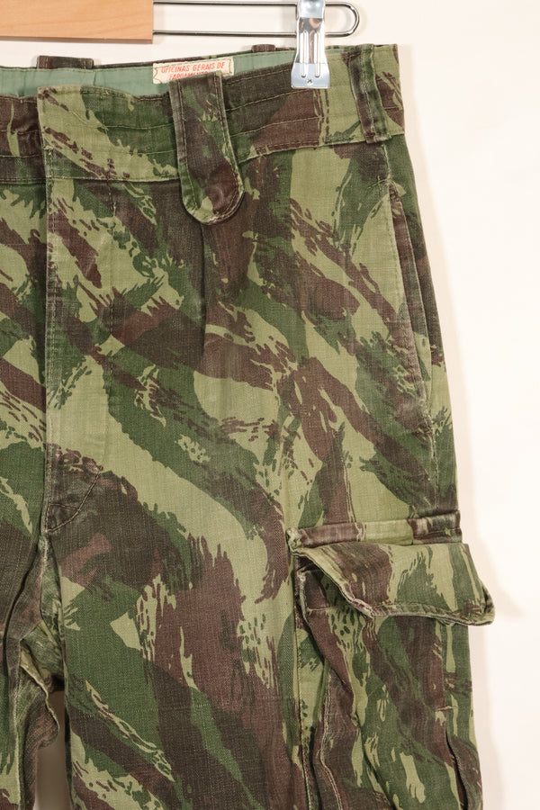 1960s-70s Portuguese Army Lizard Camouflage Cargo Pants, used.