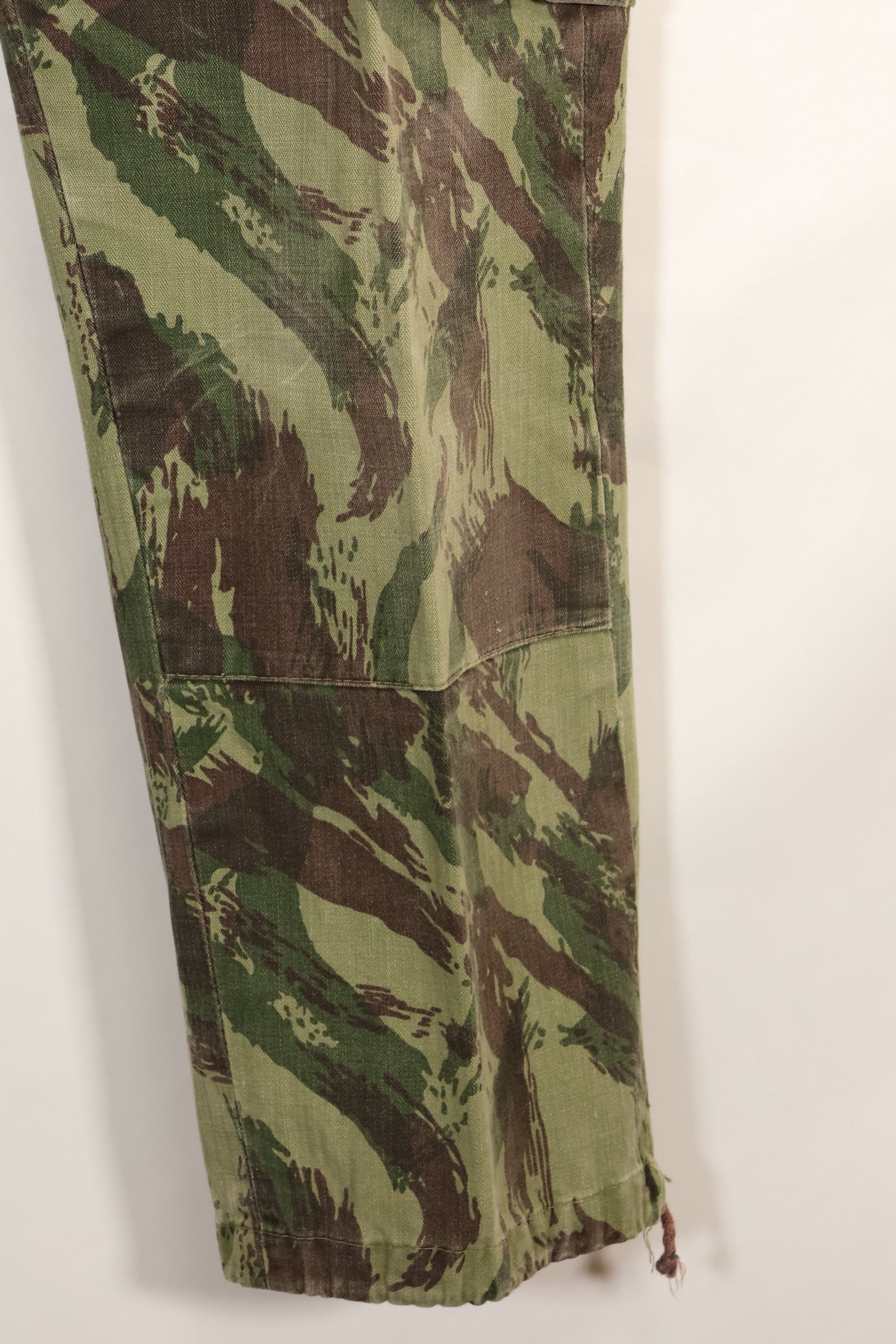 1960s-70s Portuguese Army Lizard Camouflage Cargo Pants, used.