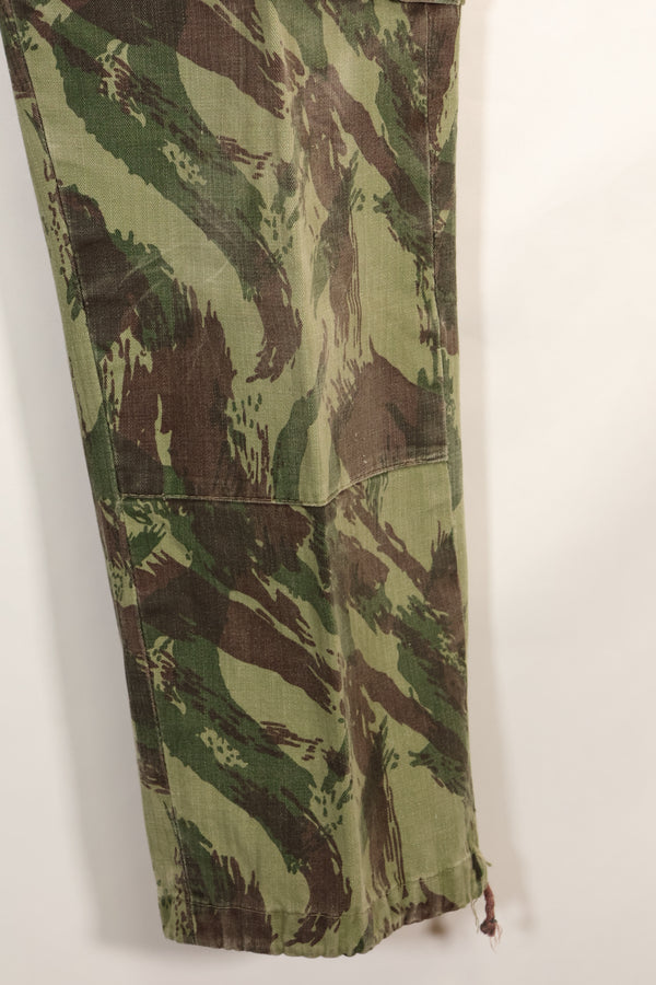 1960s-70s Portuguese Army Lizard Camouflage Cargo Pants, used.