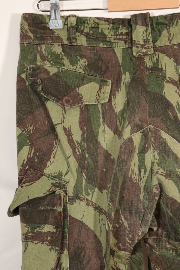 1960s-70s Portuguese Army Lizard Camouflage Cargo Pants, used.
