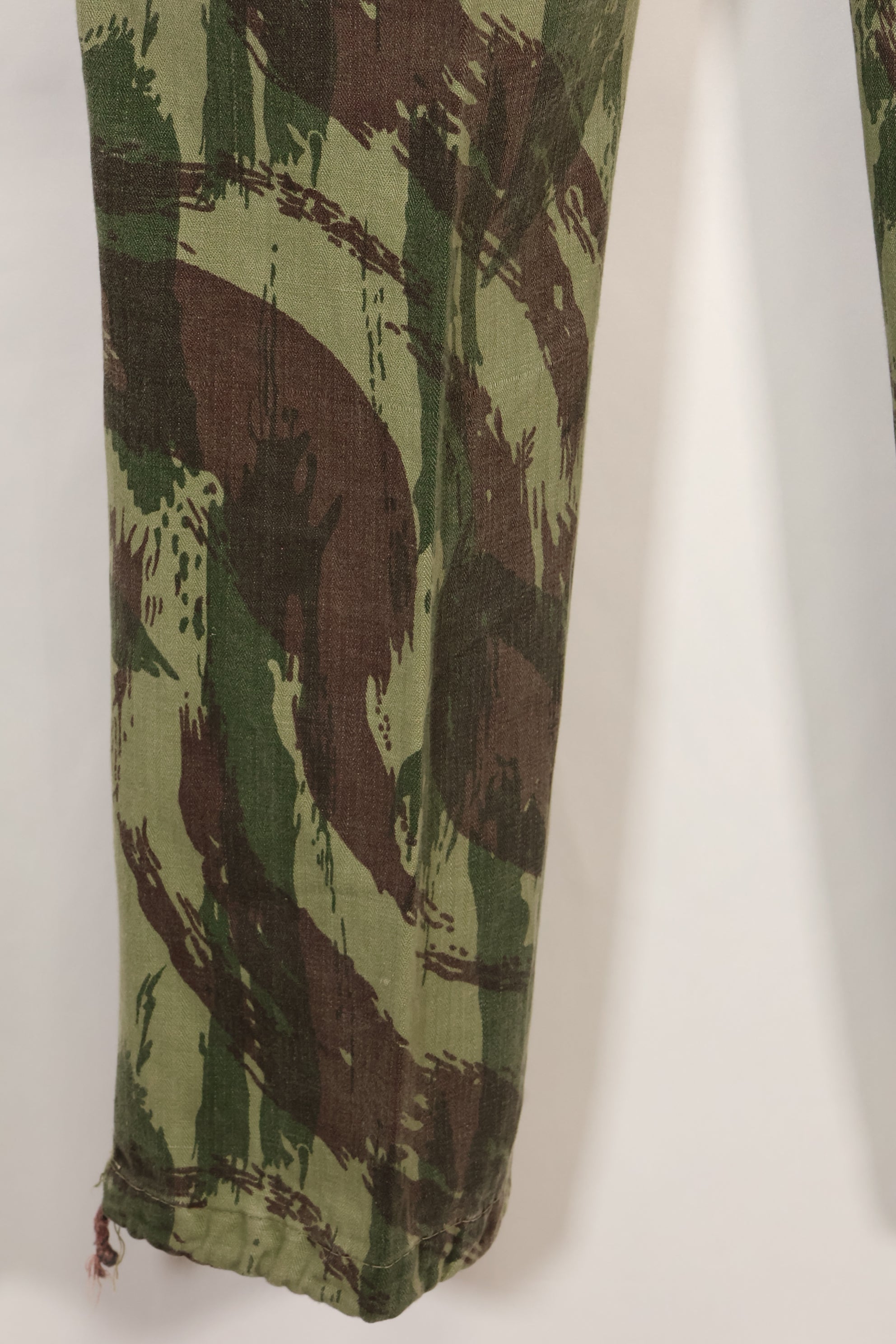 1960s-70s Portuguese Army Lizard Camouflage Cargo Pants, used.