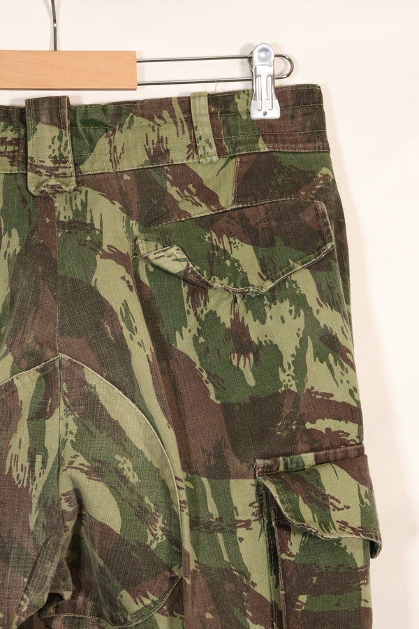 1960s-70s Portuguese Army Lizard Camouflage Cargo Pants, used.
