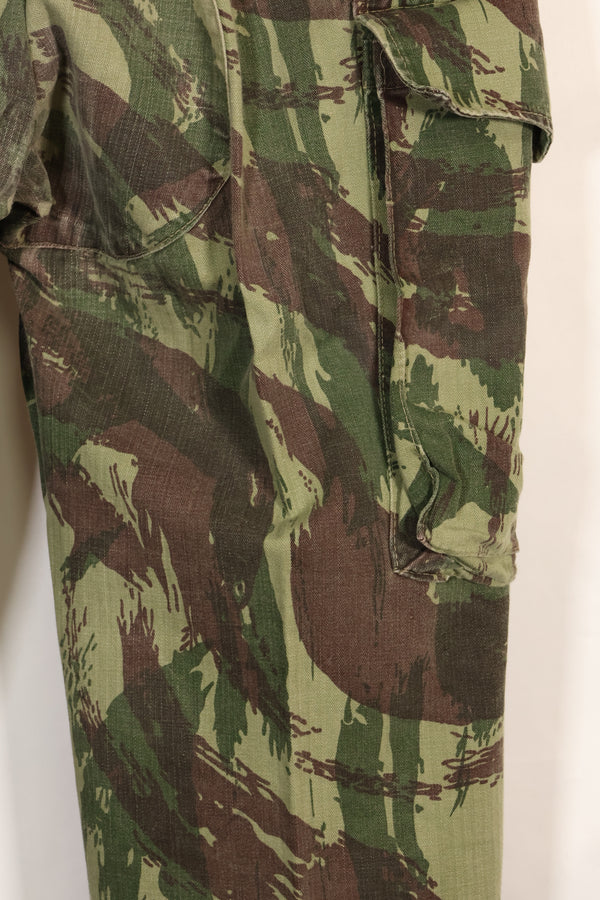 1960s-70s Portuguese Army Lizard Camouflage Cargo Pants, used.