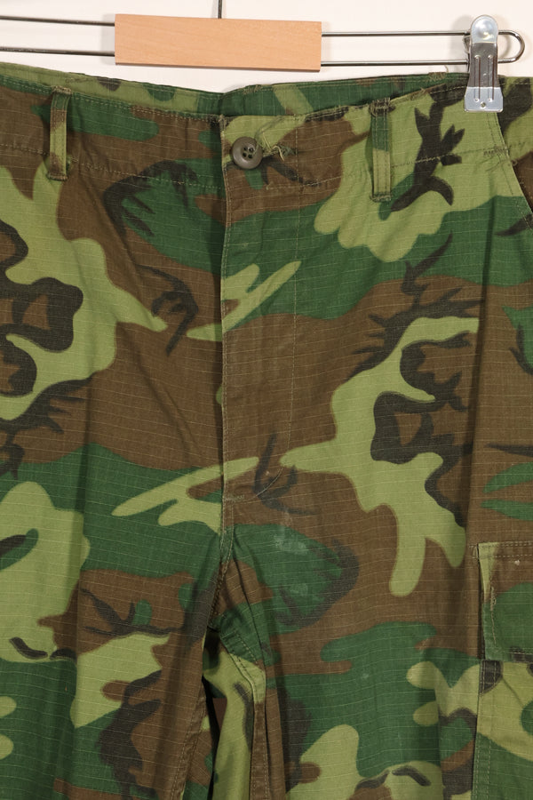 1969 Contract M-L Ripstop Fabric ERDL Leaf Camouflage Pants Used
