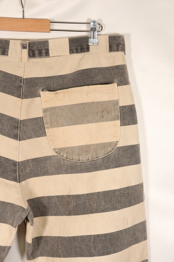1930's-40's Hollywood Movie Costumes, USA, Prisoner Pants, Used.