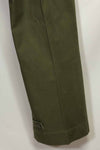 1940s-50s US Army M45 cotton field pants with modified cargo pockets, airborne use, used, B