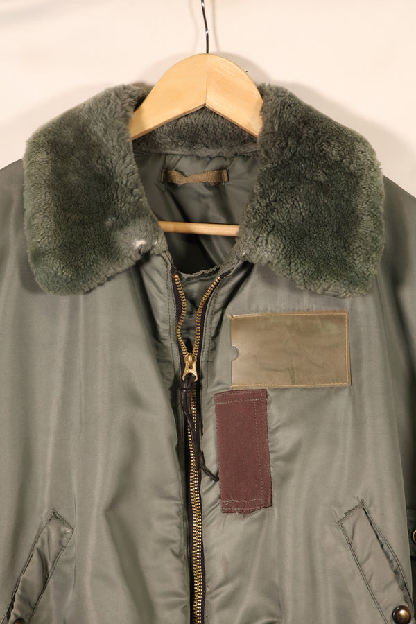 Early 1950s; Estimated size: LARGE or approximately 44; U.S. Air Force; B-15D; Intermediate Flight Jacket; Used